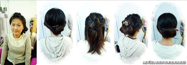 初級髮型課程>>神祕的小撇步