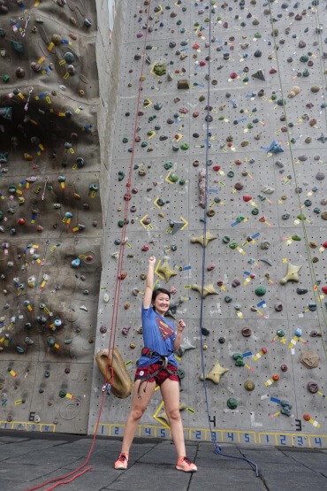 人生第一次攀岩