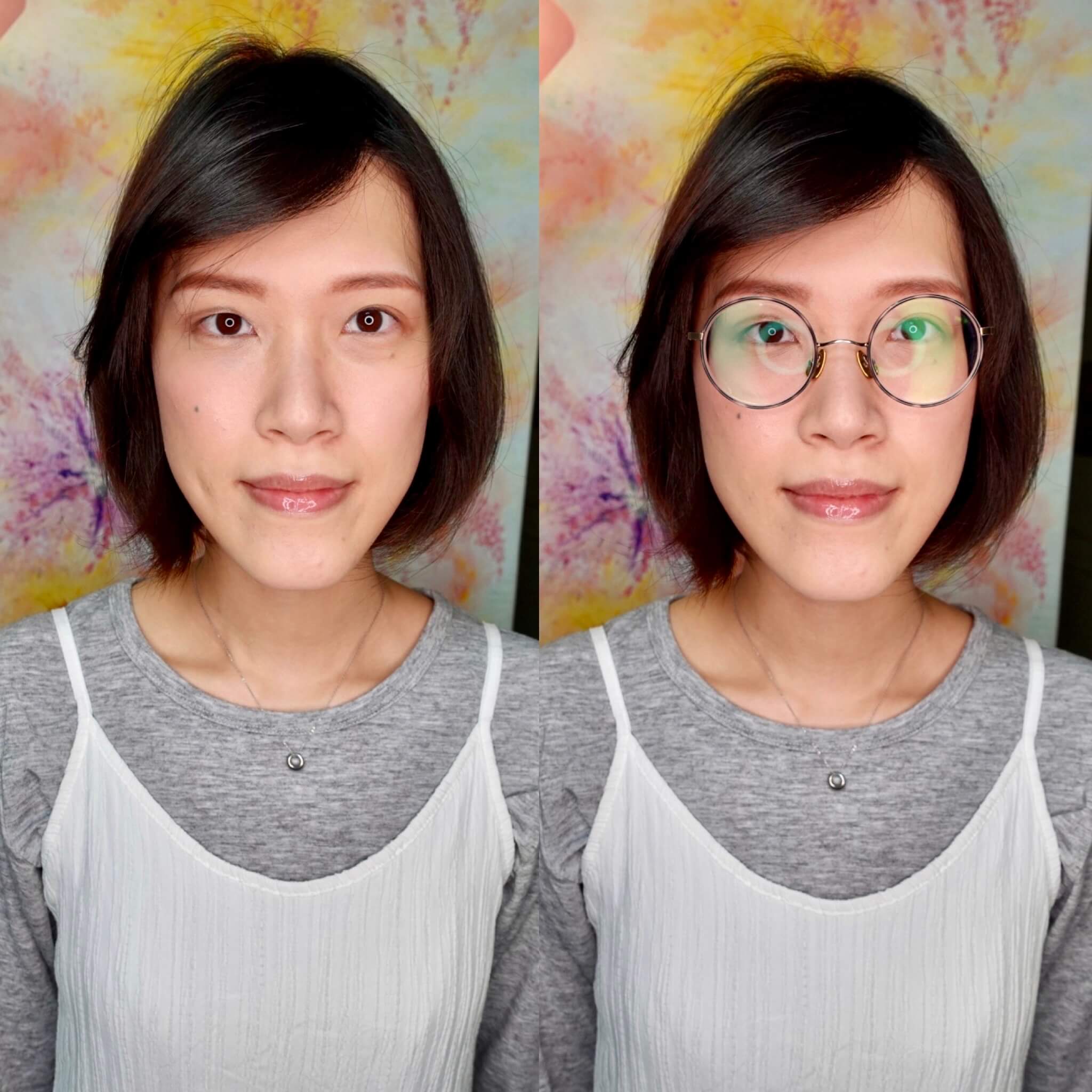 戴眼鏡可以化妝嗎？